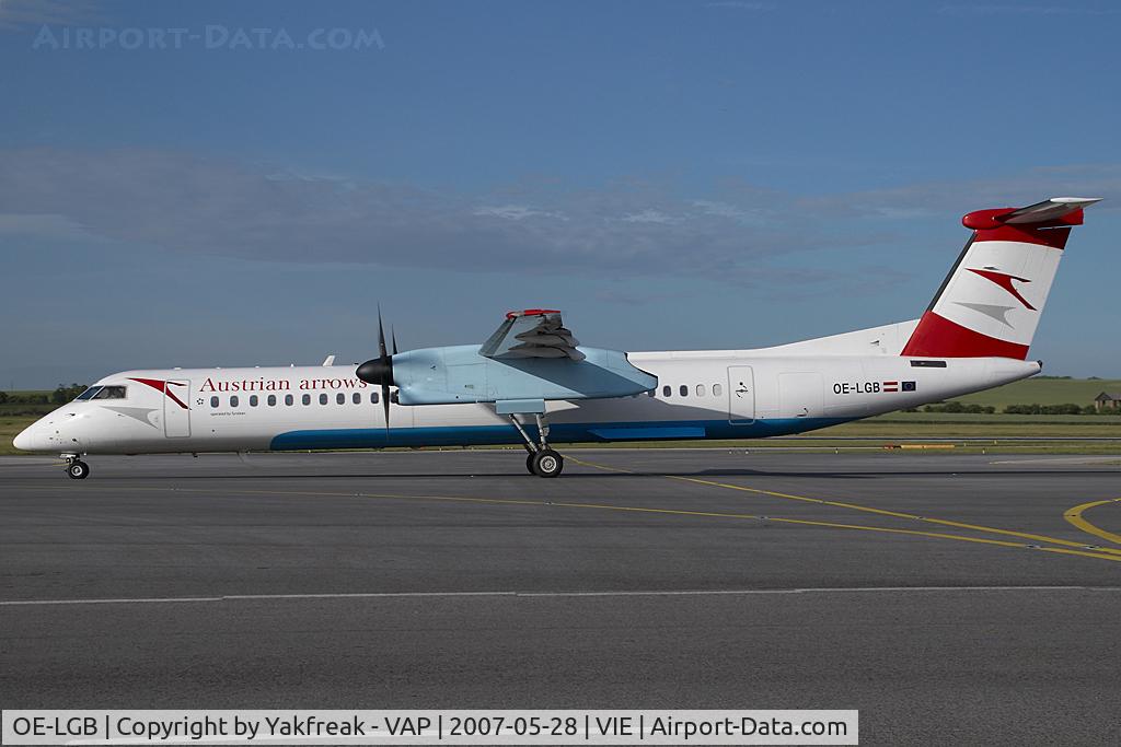 OE-LGB, 1999 De Havilland Canada DHC-8-402Q Dash 8 C/N 4015, Austrian Arrows Dash 8-400