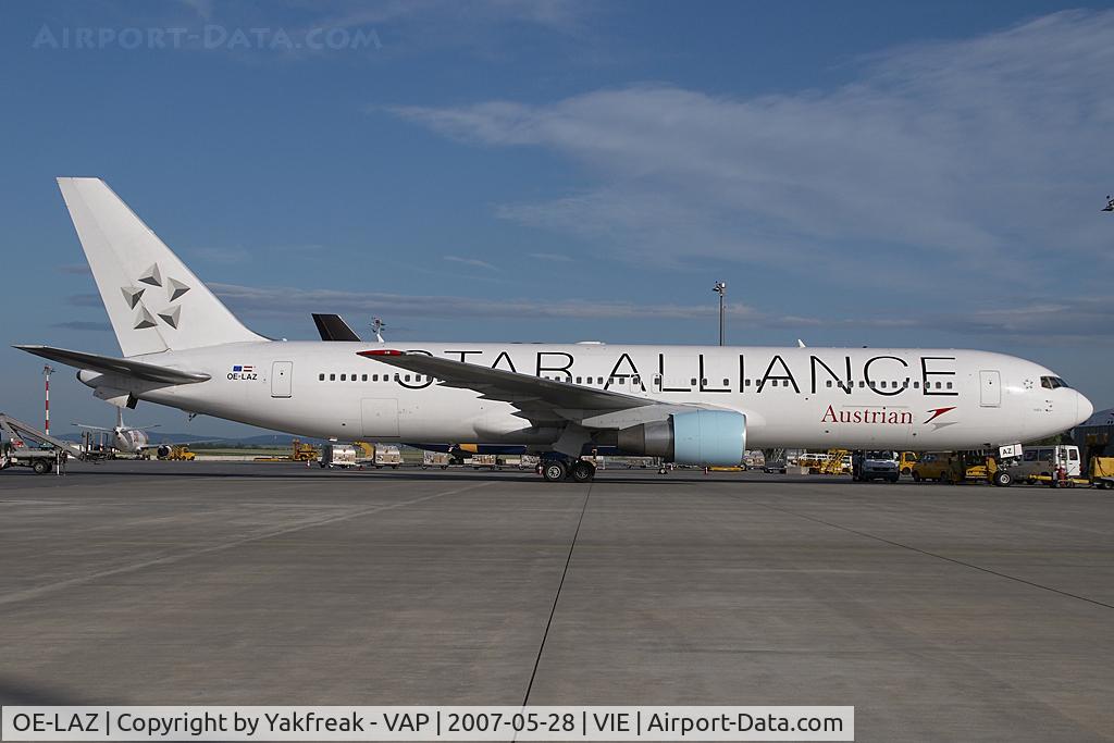 OE-LAZ, 1999 Boeing 767-3Z9 C/N 30331, Austrian Airliens Boeing 767-300 in Star Alliance colors