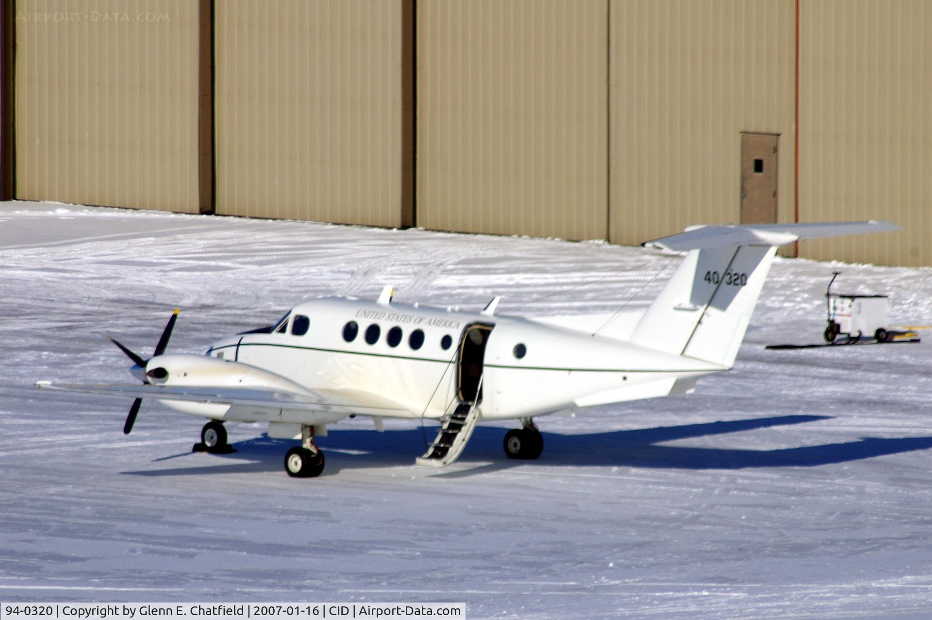94-0320, 1994 Beech C-12R Huron C/N BW-009, C-12R on the Rockwell-Collins ramp