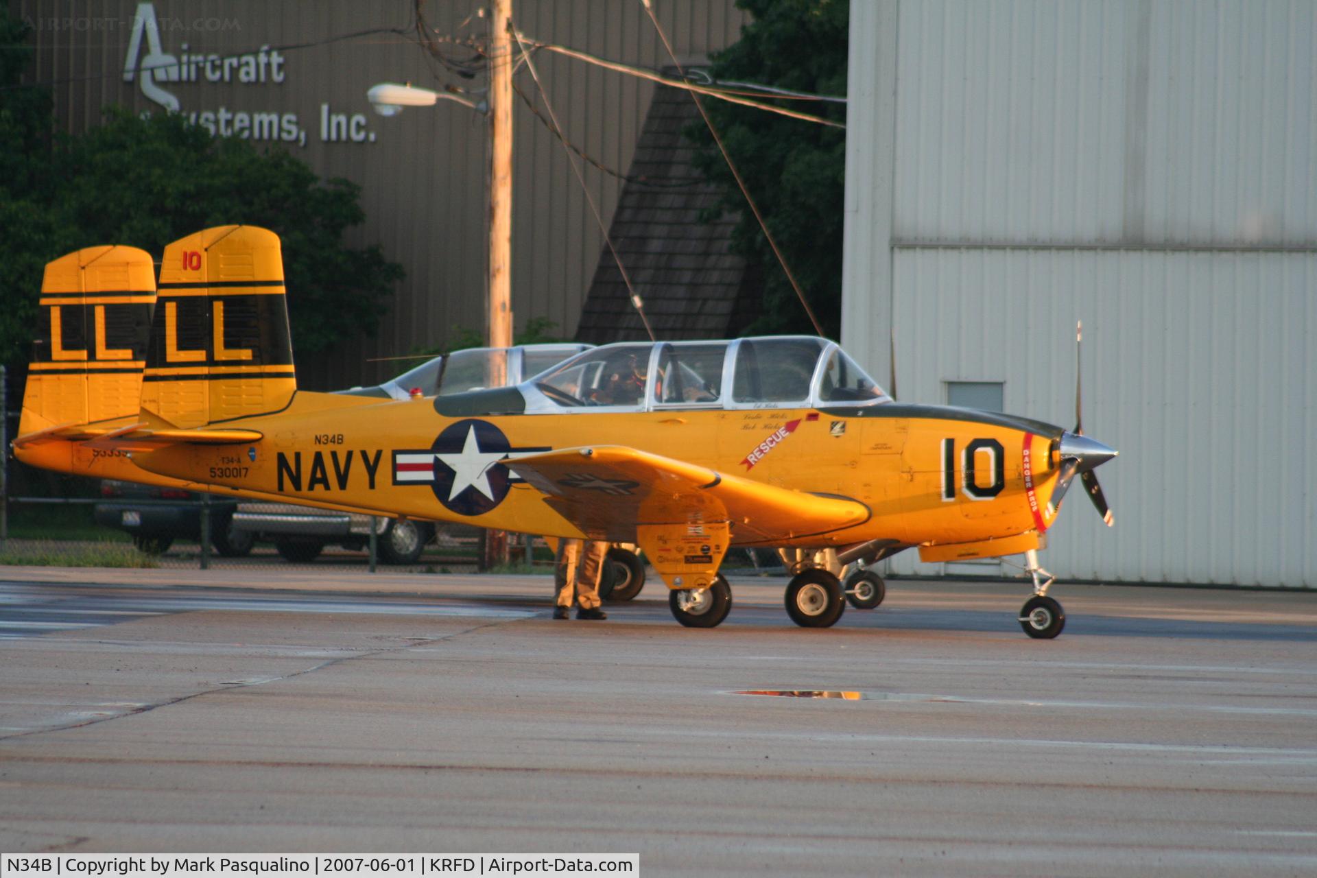N34B, 1952 Beech B-45 C/N G-17, Beech T-34B