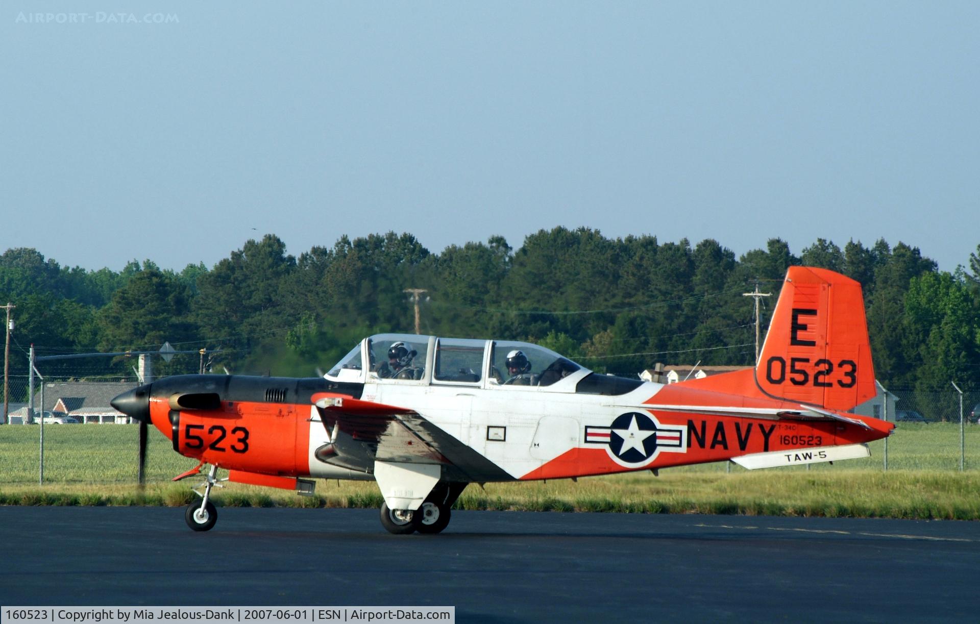 160523, Beech T-34C Turbo Mentor C/N GL-80, Beech T-34T Turbo Mentor