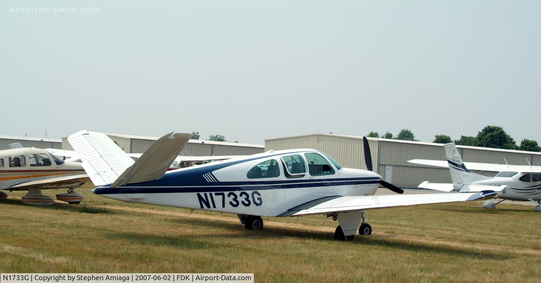 N1733G, 1962 Beech P35 Bonanza C/N D-6949, Bonanza at AOPA Open House