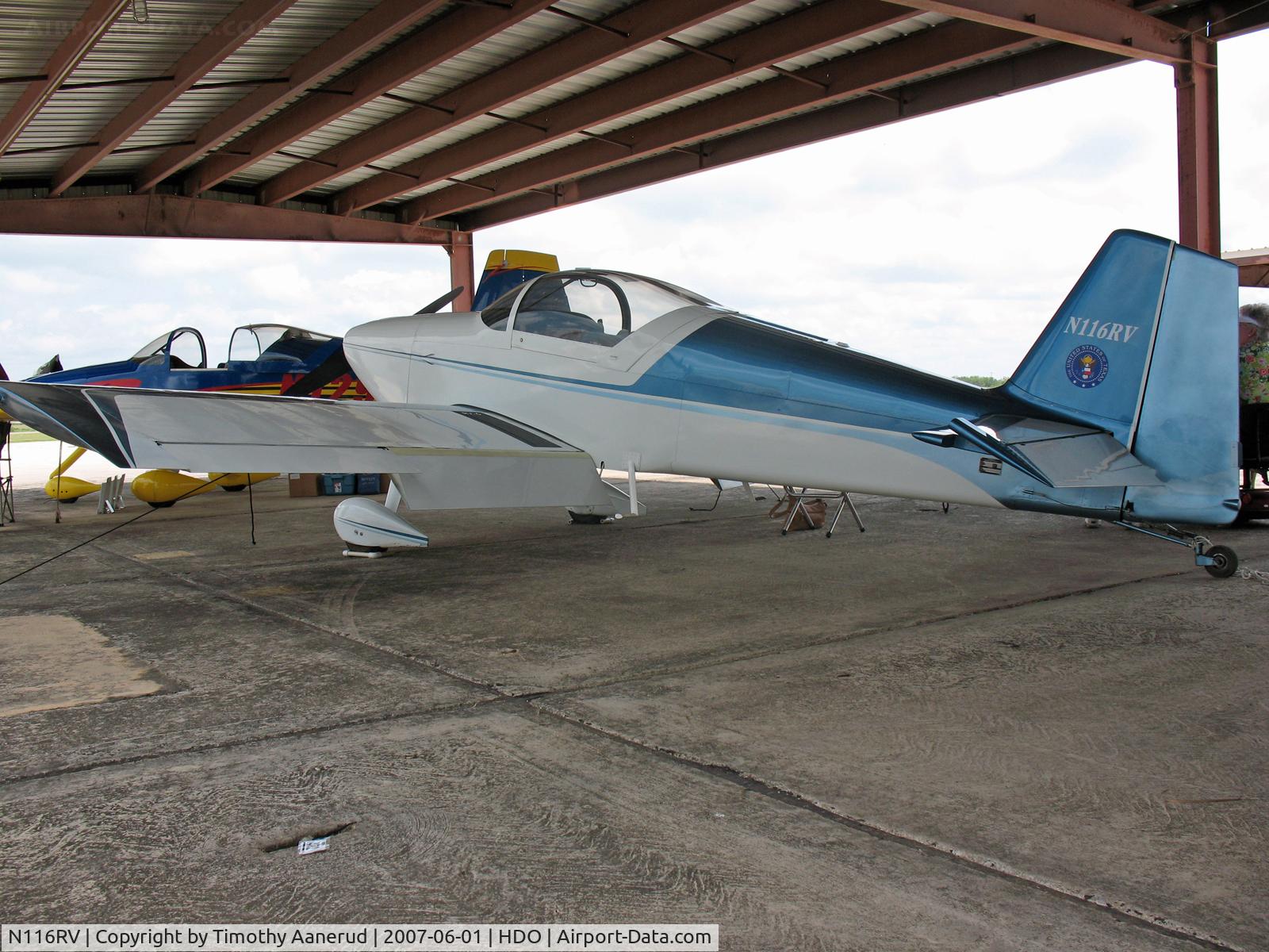 N116RV, 1999 Vans RV-6 C/N 60136, The EAA Texas Fly-In, United States of Texas logo