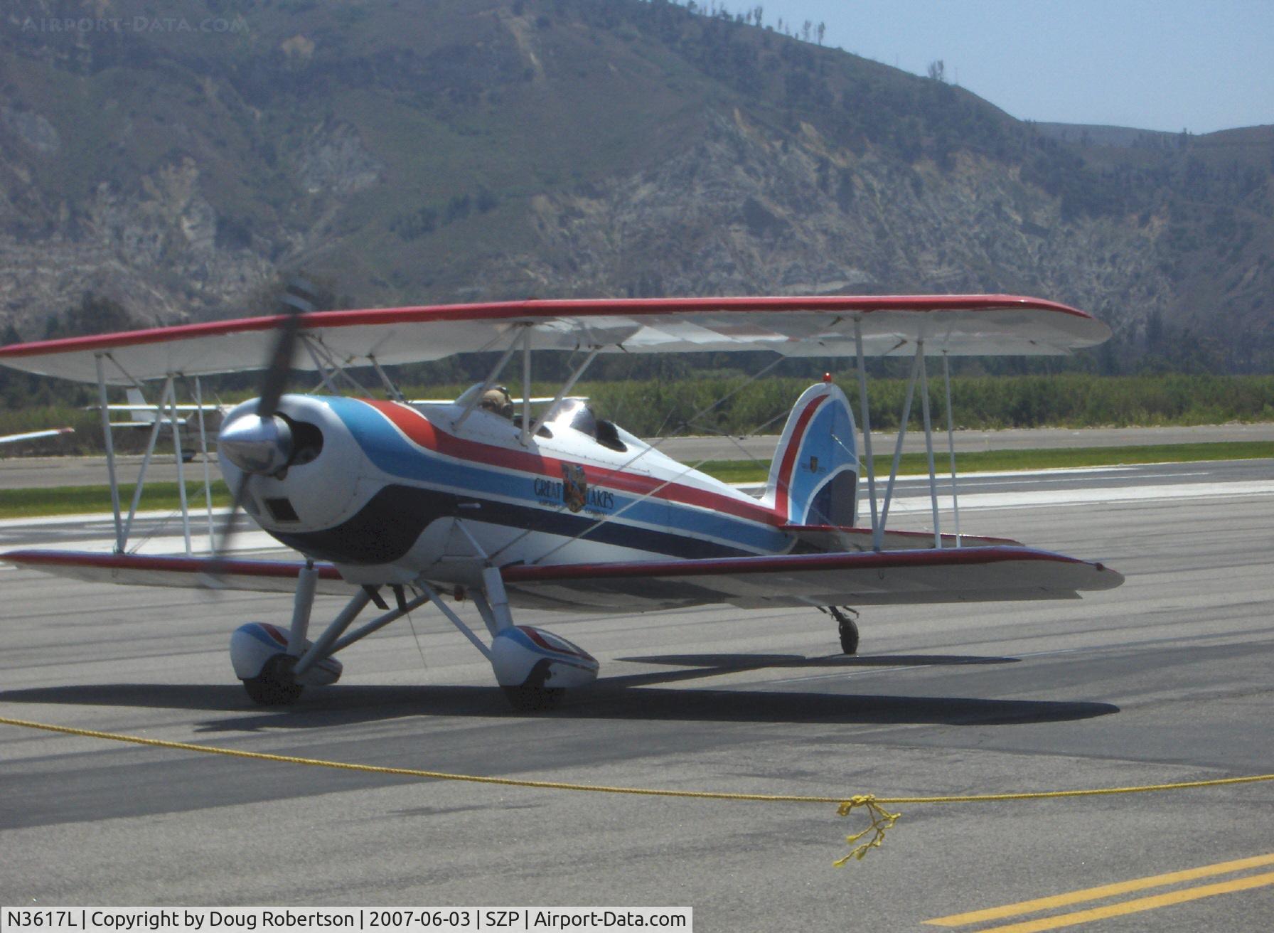 N3617L, 1978 Great Lakes 2T-1A-2 Sport Trainer C/N 0815, 1978 Great Lakes 2T-1A-2, Lycoming IO-360-B1F6 180 Hp, 4 aileron model, inverted fuel & oil systems, CS prop, taxi