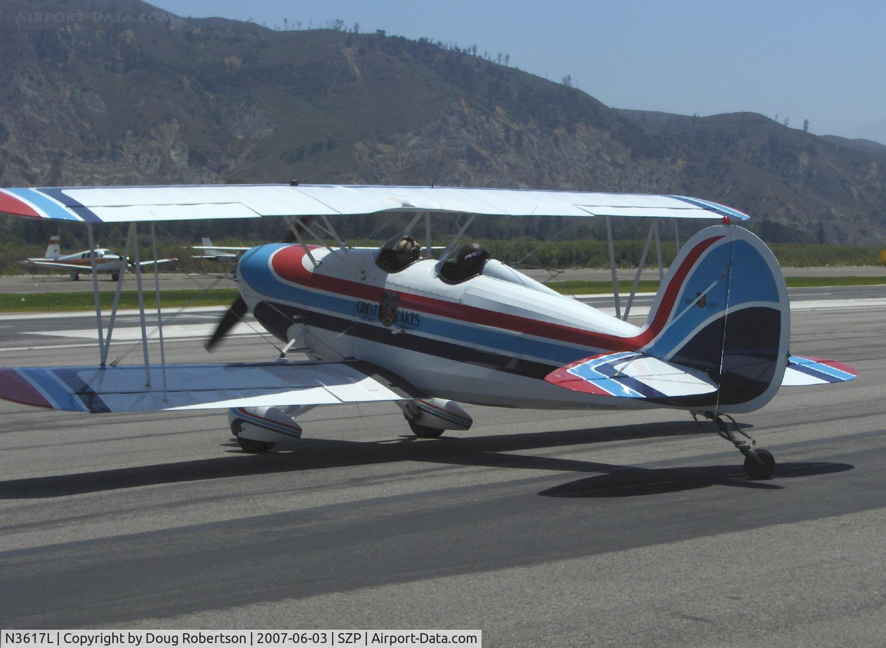 N3617L, 1978 Great Lakes 2T-1A-2 Sport Trainer C/N 0815, 1978 Great Lakes 2T-1A-2, Lycoming IO-360-B1F6 180 Hp, 4 aileron model, inverted fuel & oil systems, CS prop, taxi turn
