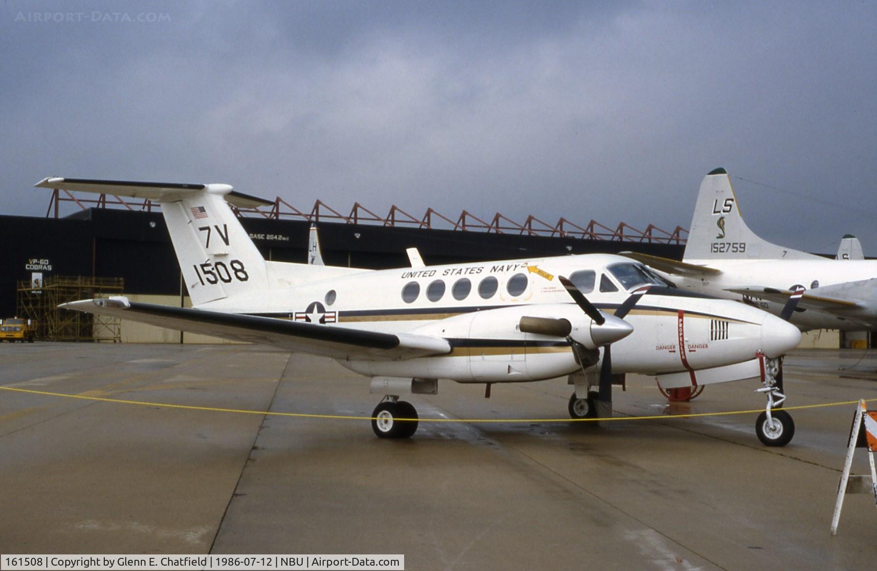161508, Beech UC-12B Huron C/N BJ-56, UC-12B at the open house. Later became TC-12B.