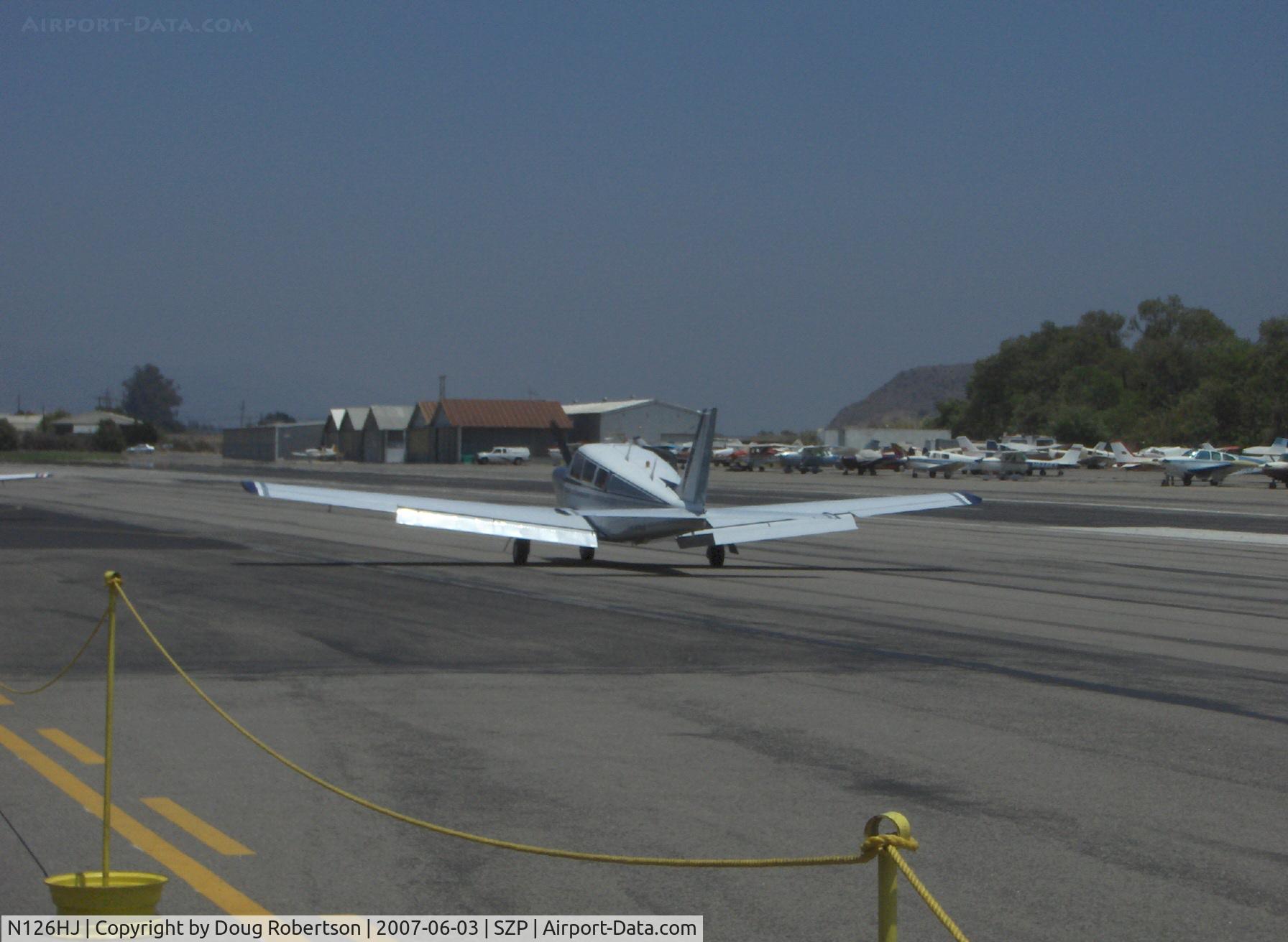 N126HJ, 1969 Piper PA-24-260TC Comanche Turbo C C/N 24-4878, 1969 Piper PA-24-260TC COMANCHE 260 TURBO C, Lycoming TIO-540-N1A5 260 Hp, taxi