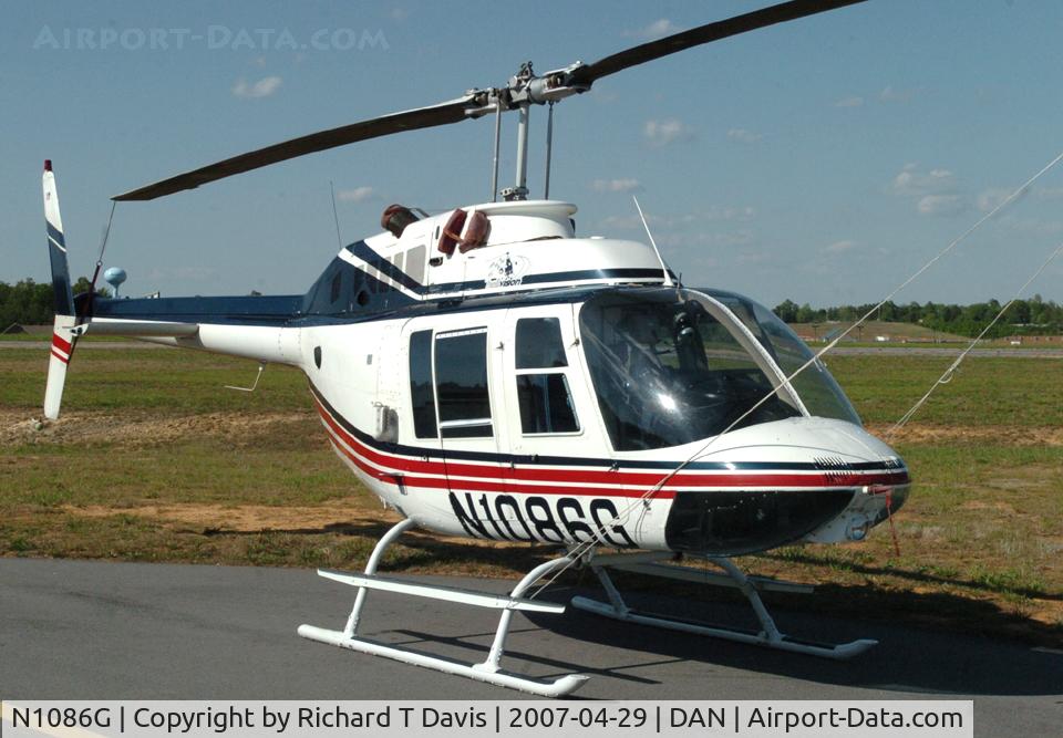 N1086G, 1980 Bell 206B JetRanger III C/N 2981, 1980 Bell 206B in Danville Va.
