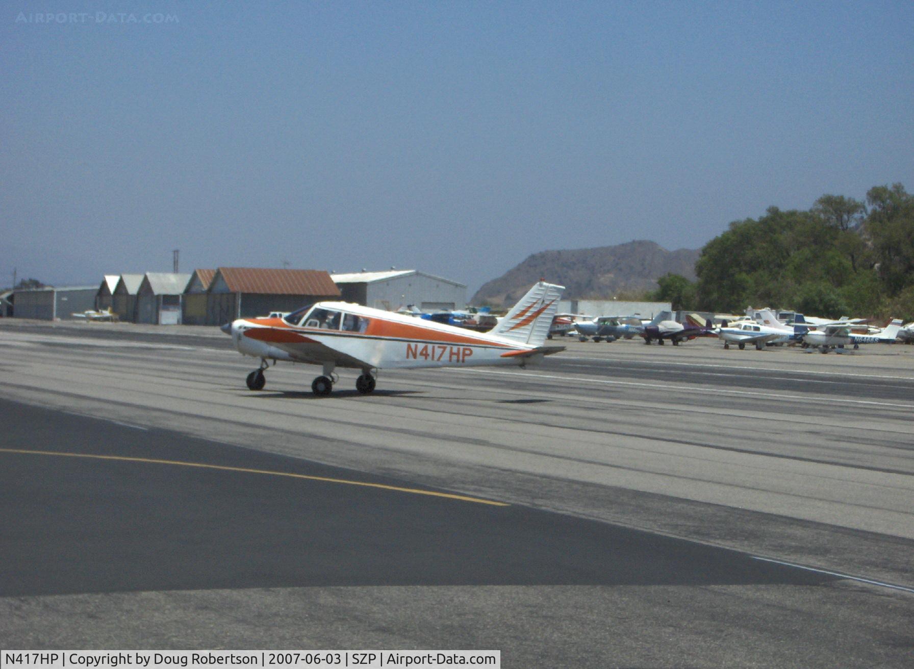 N417HP, 1964 Piper PA-28-140 C/N 28-20276, 1964 Piper PA-28-140 CHEROKEE, Lycoming O-320-E2A 150 Hp, taxi
