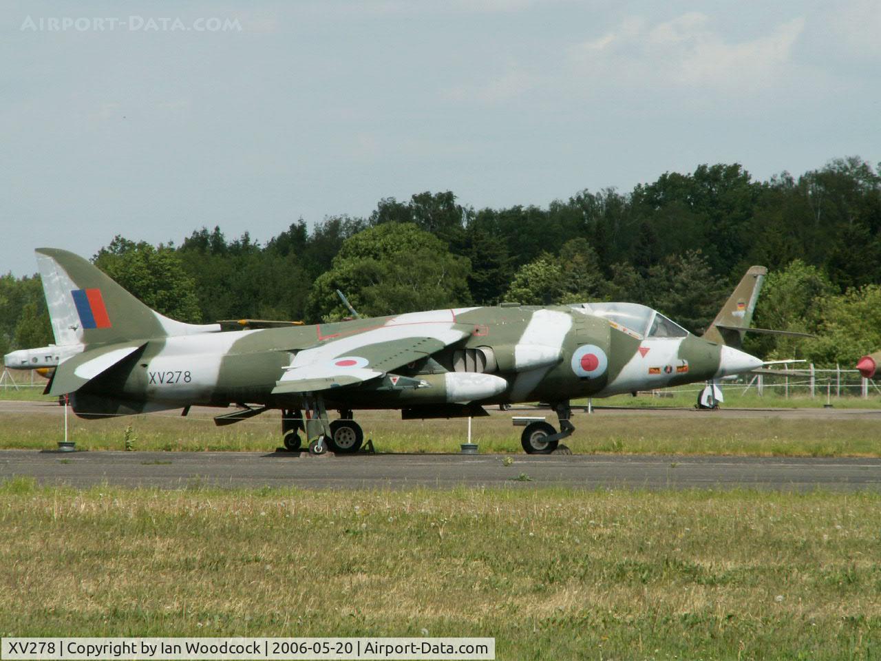 XV278, 1966 Hawker Siddeley Harrier GR.1 C/N Not found XV278, British Aerospace Harrier GR.1/Preserved/Berlin-Gatow