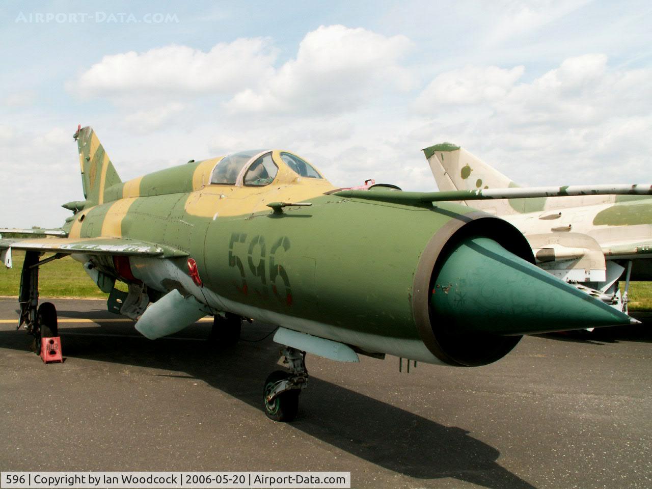 596, 1969 Mikoyan-Gurevich MiG-21M C/N 960708, Mikoyan-Gurevich MiG-21-M/Preserved/Berlin-Gatow