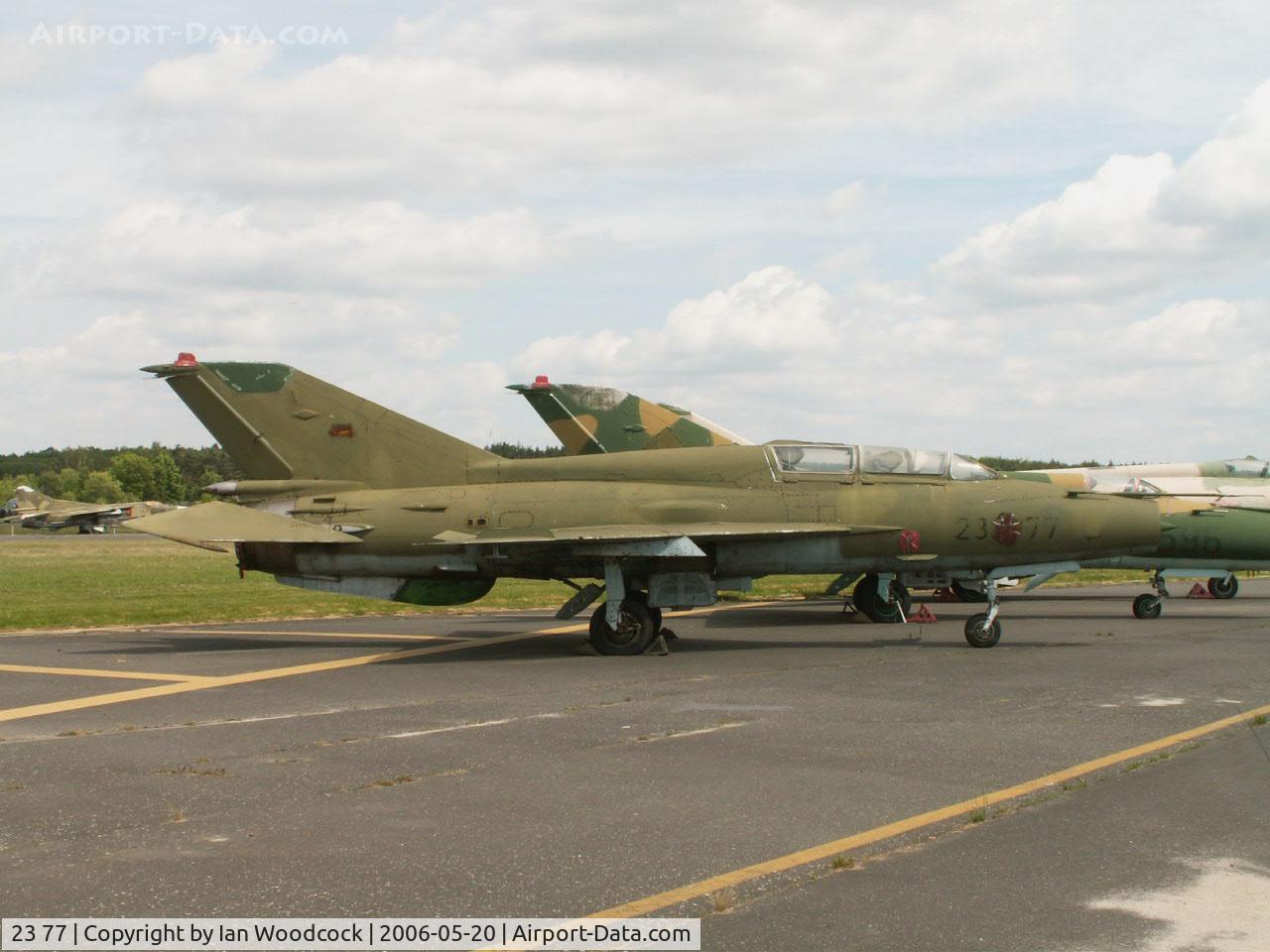 23 77, 1971 Mikoyan-Gurevich MiG-21UM C/N 02695156, Mikoyan-Gurevich MiG 21UM/Preserved/Berlin-Gatow