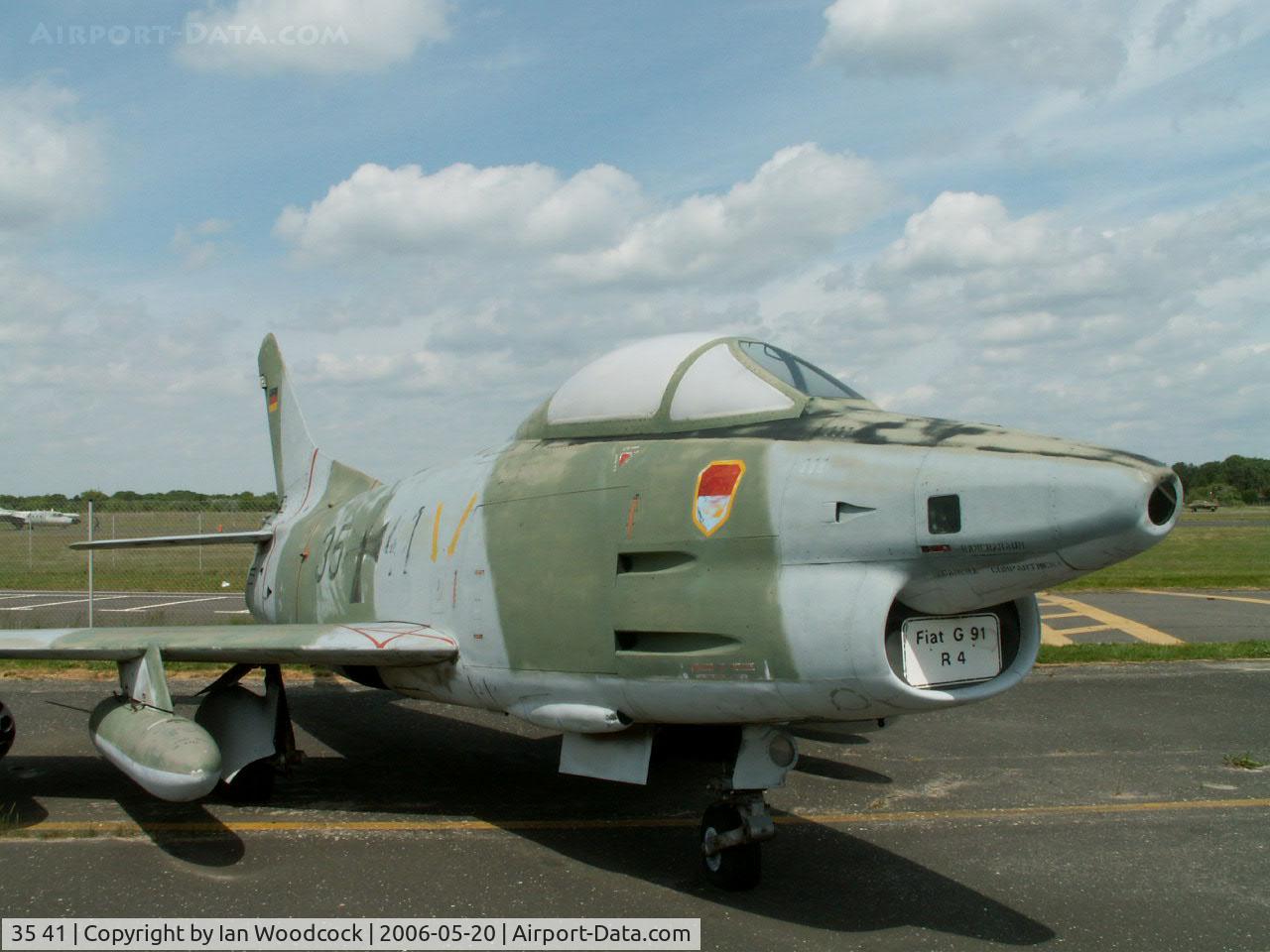 35 41, Fiat G-91R/4 C/N 113, Fiat G-91 R4/Preserved/Berlin-Gatow (also marked as 35+41)