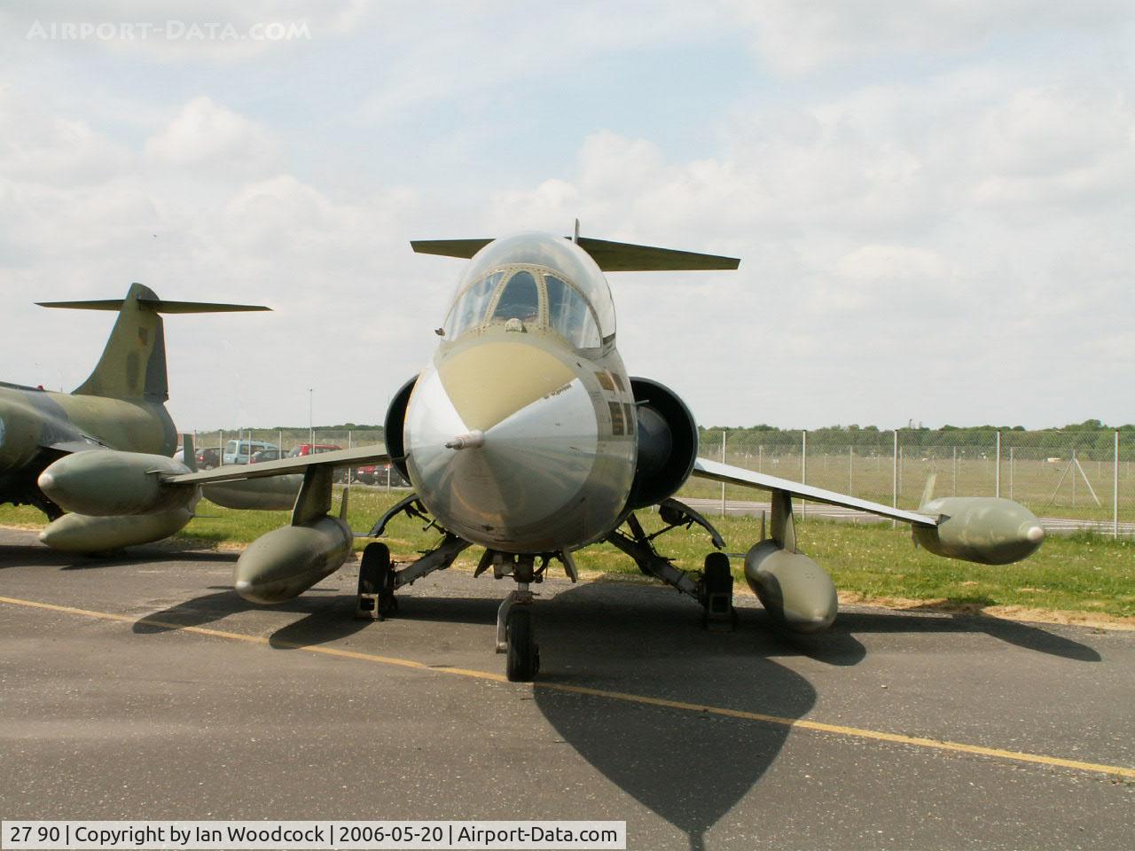 27 90, Lockheed TF-104G Starfighter C/N 583F-5920, Lockheed TF-104G/Luftwaffenmuseum/Berlin-Gatow
