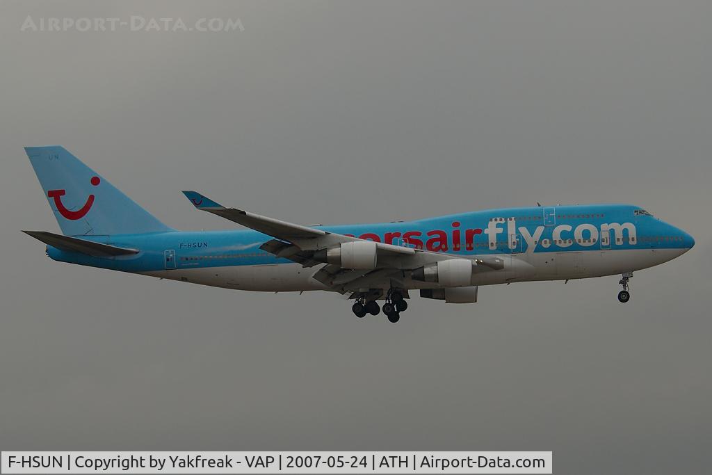 F-HSUN, 1993 Boeing 747-422 C/N 26880, Corsair Boeing 747-400