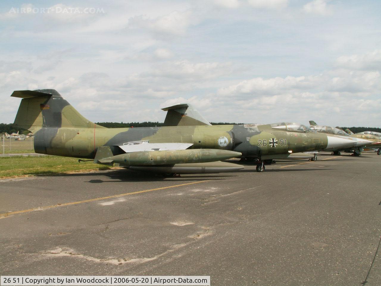 26 51, Lockheed F-104G Starfighter C/N 683-7311, Lockheed F-104G/Luftwaffenmuseum/Berlin-Gatow
