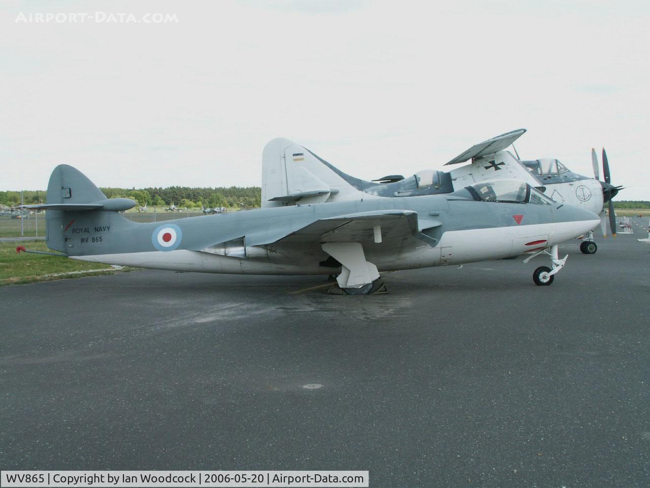 WV865, 1954 Hawker Sea Hawk FGA.6 C/N 6110, Hawker Sea Hawk-FGA.6/Preserved/Berlin-Gatow