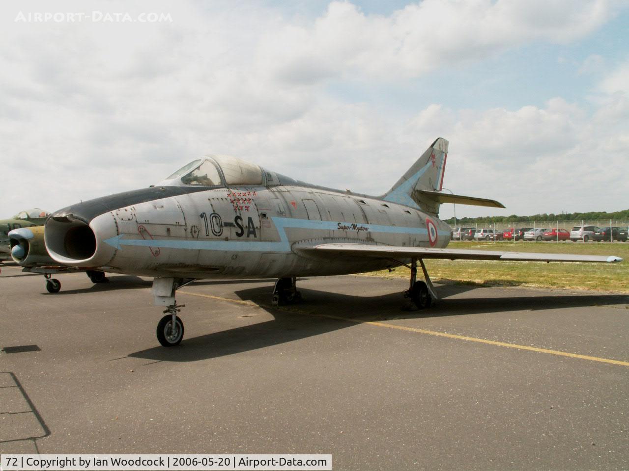 72, Dassault Super Mystere B.2 C/N 72, Dassault Super Mystere B.2/Preserved/Berlin-Gatow (coded 10-SA)