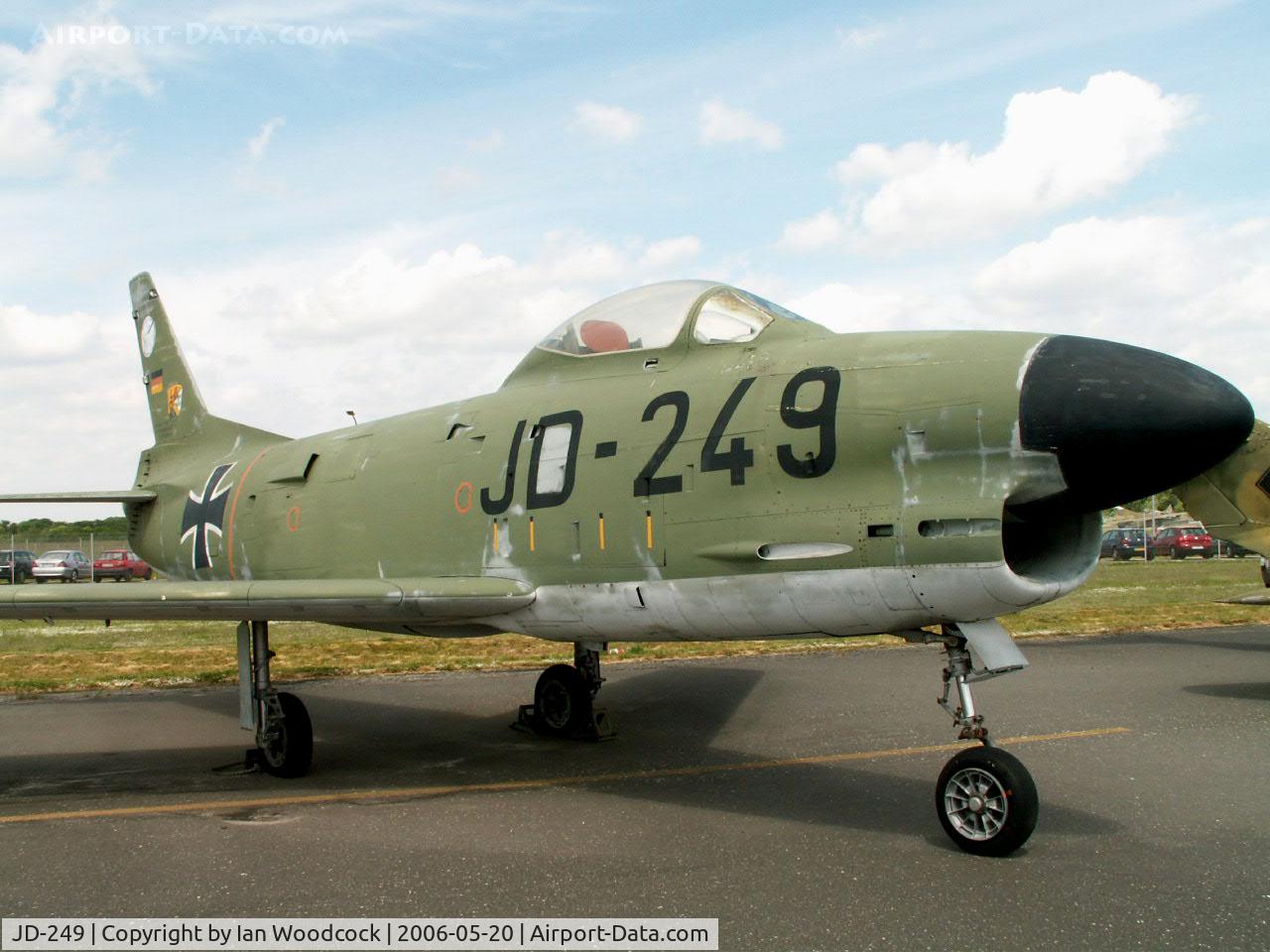 JD-249, 1955 North American F-86K Sabre C/N 232-121, North American F-86K/Preserved/Berlin-Gatow (JD-249)