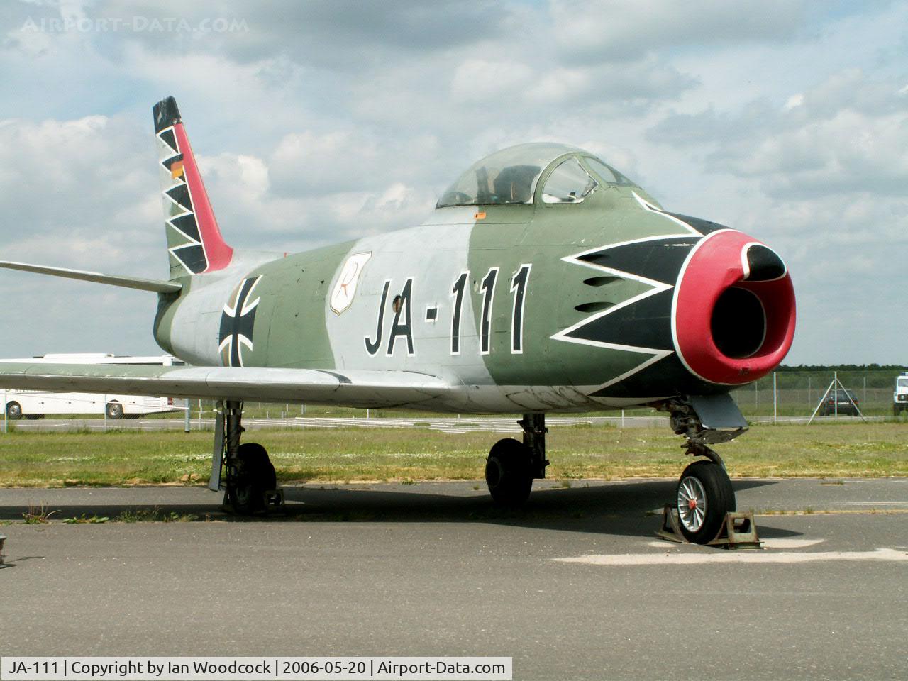 JA-111, Canadair CL-13B Sabre Mk.6 C/N S6-1625, Canadair CL-13B/Preserved/Berlin-Gatow