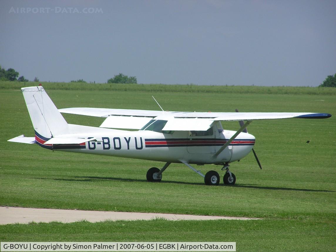 G-BOYU, 1974 Cessna A150L Aerobat C/N A150-0497, Cessna 150 visiting Sywell