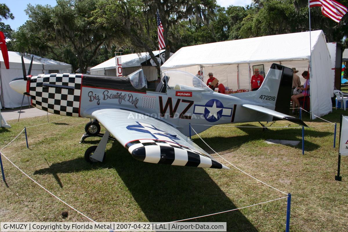 G-MUZY, 2008 Titan T-51 Mustang C/N LAA 355-14831, T-51