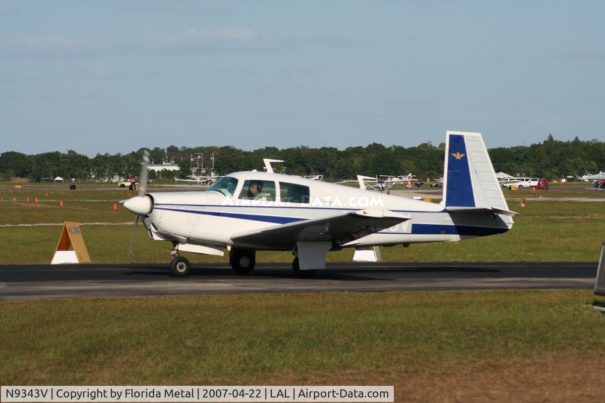 N9343V, 1969 Mooney M20C Ranger C/N 700007, Mooney