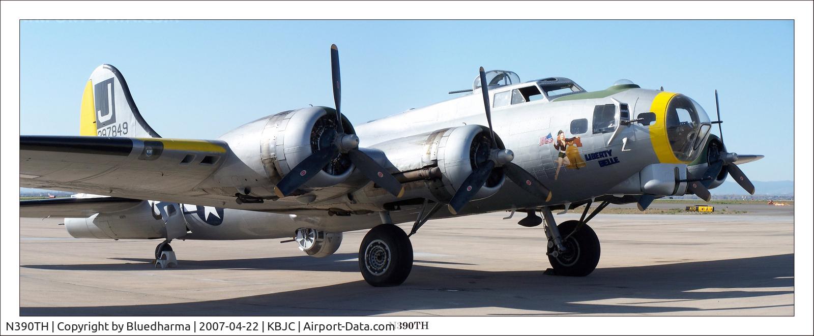 N390TH, 1944 Boeing B-17G Flying Fortress C/N Not found 44-85734, Liberty Belle B-17