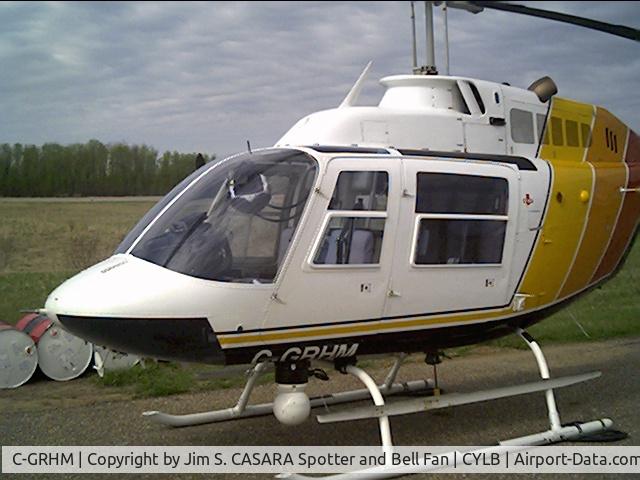 C-GRHM, 1970 Bell 206B JetRanger II C/N 600, At Lac La Biche Alberta