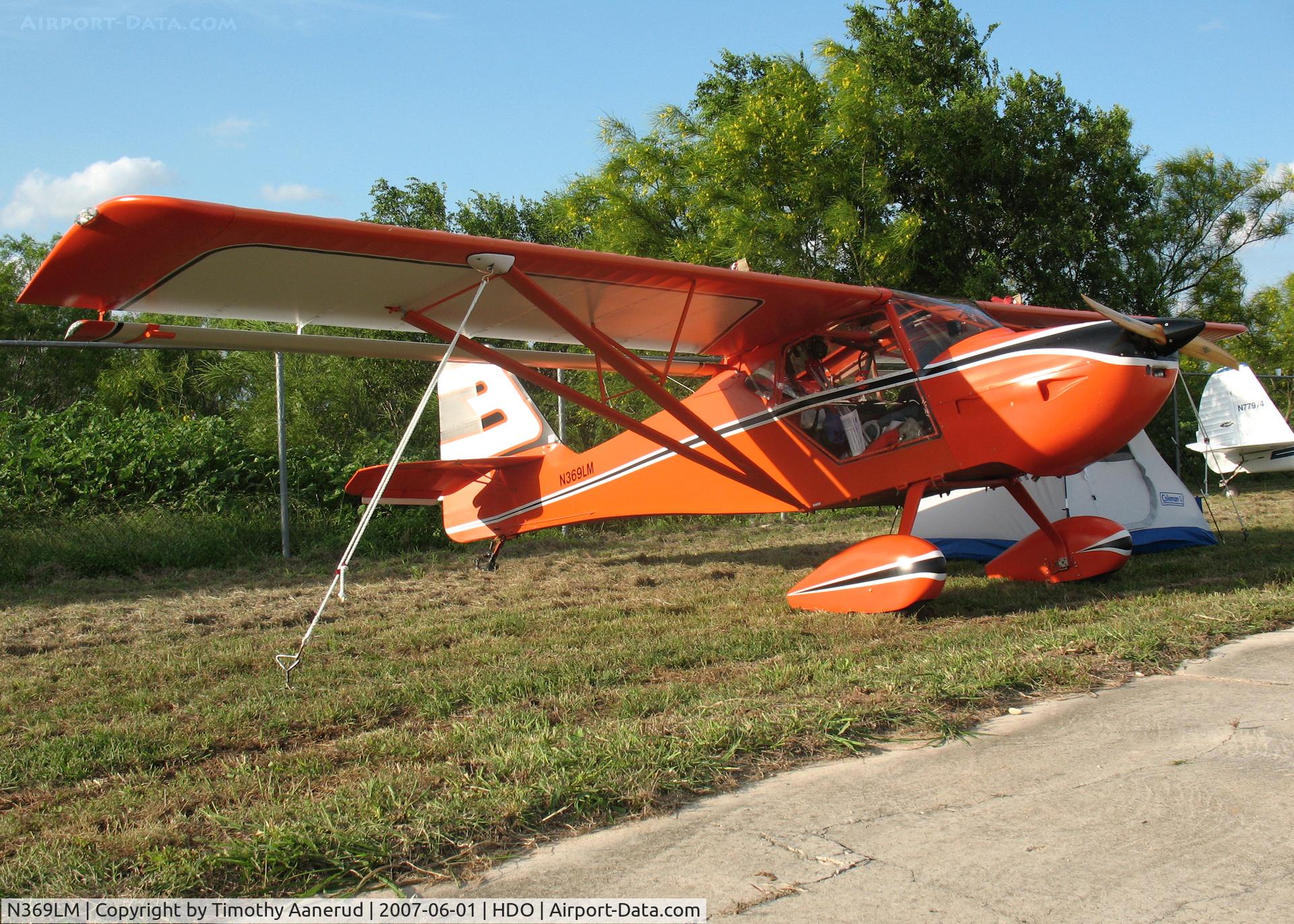 N369LM, Skystar Kitfox Model 4-1200 C/N ADU150, The EAA Texas Fly-In