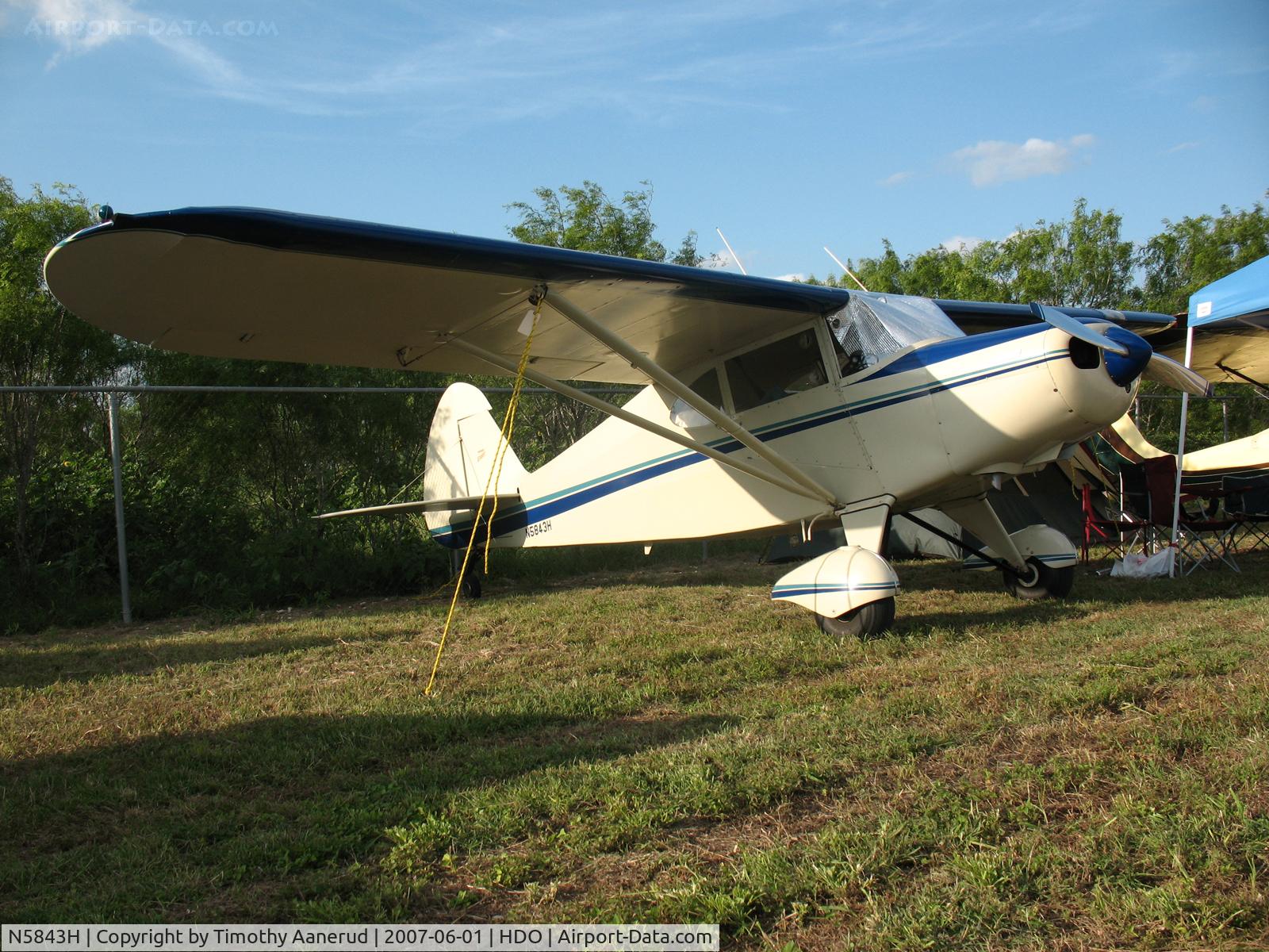 N5843H, 1949 Piper PA-16 Clipper C/N 16-461, The EAA Texas Fly-In
