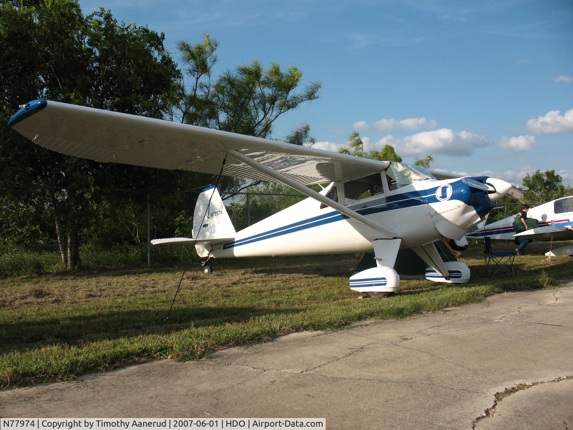 N77974, 1946 Luscombe 8E Silvaire C/N 3701, The EAA Texas Fly-In