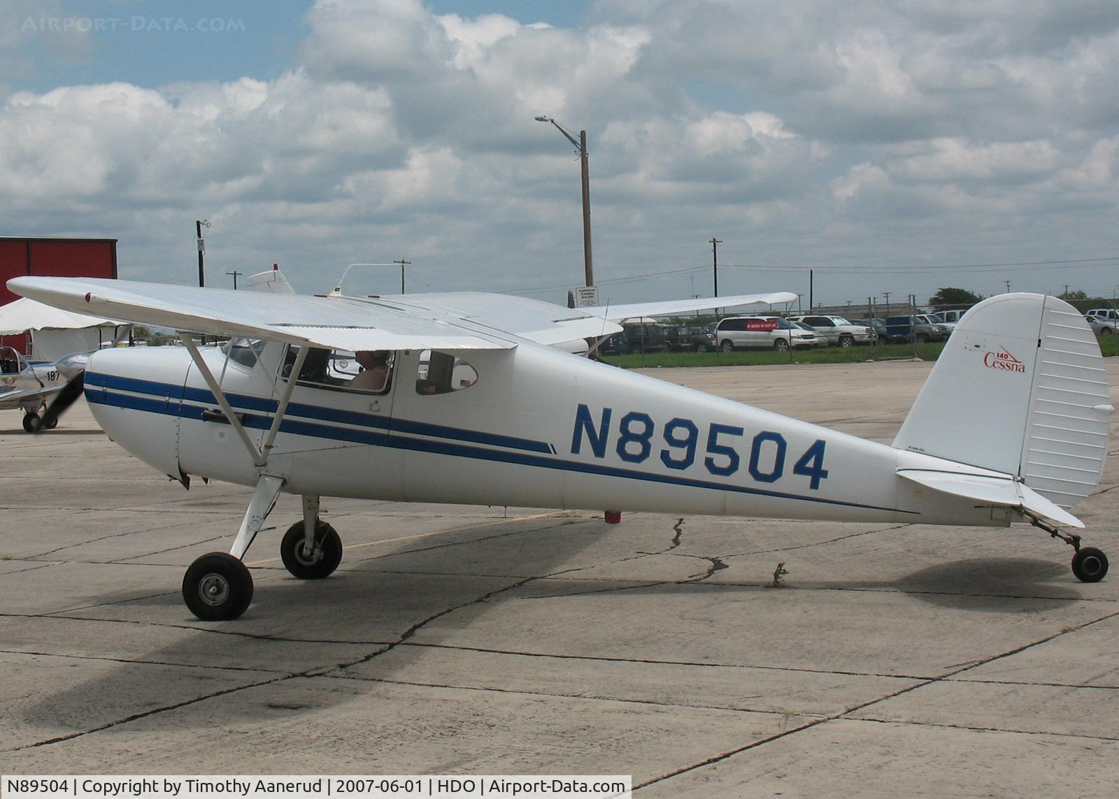 N89504, 1946 Cessna 140 C/N 8540, 1946 Cessna 140, c/n 8540, The EAA Texas Fly-In