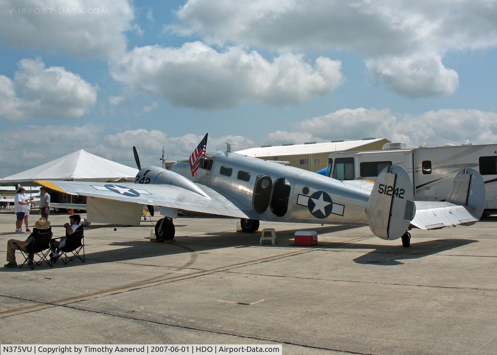 N375VU, 1943 Beech TC-45J C/N 51242, The EAA Texas Fly-In