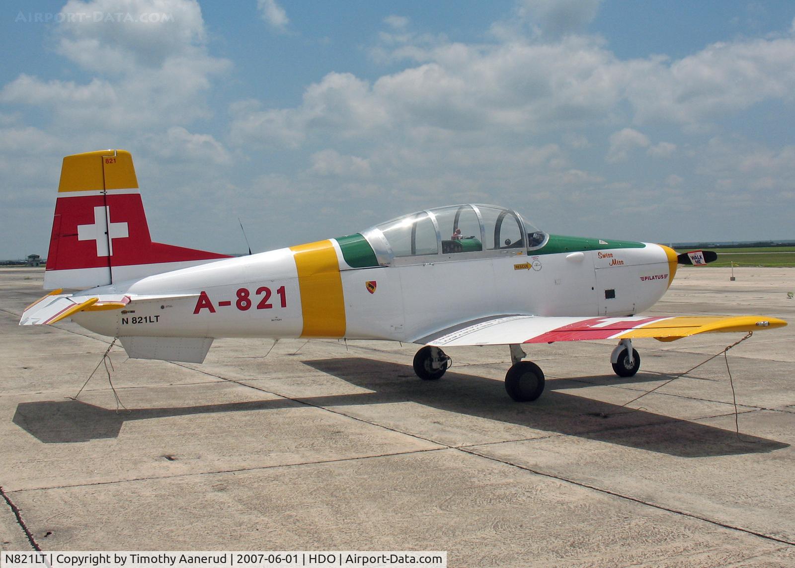 N821LT, 1958 Pilatus P3-05 C/N 459-8, The EAA Texas Fly-In