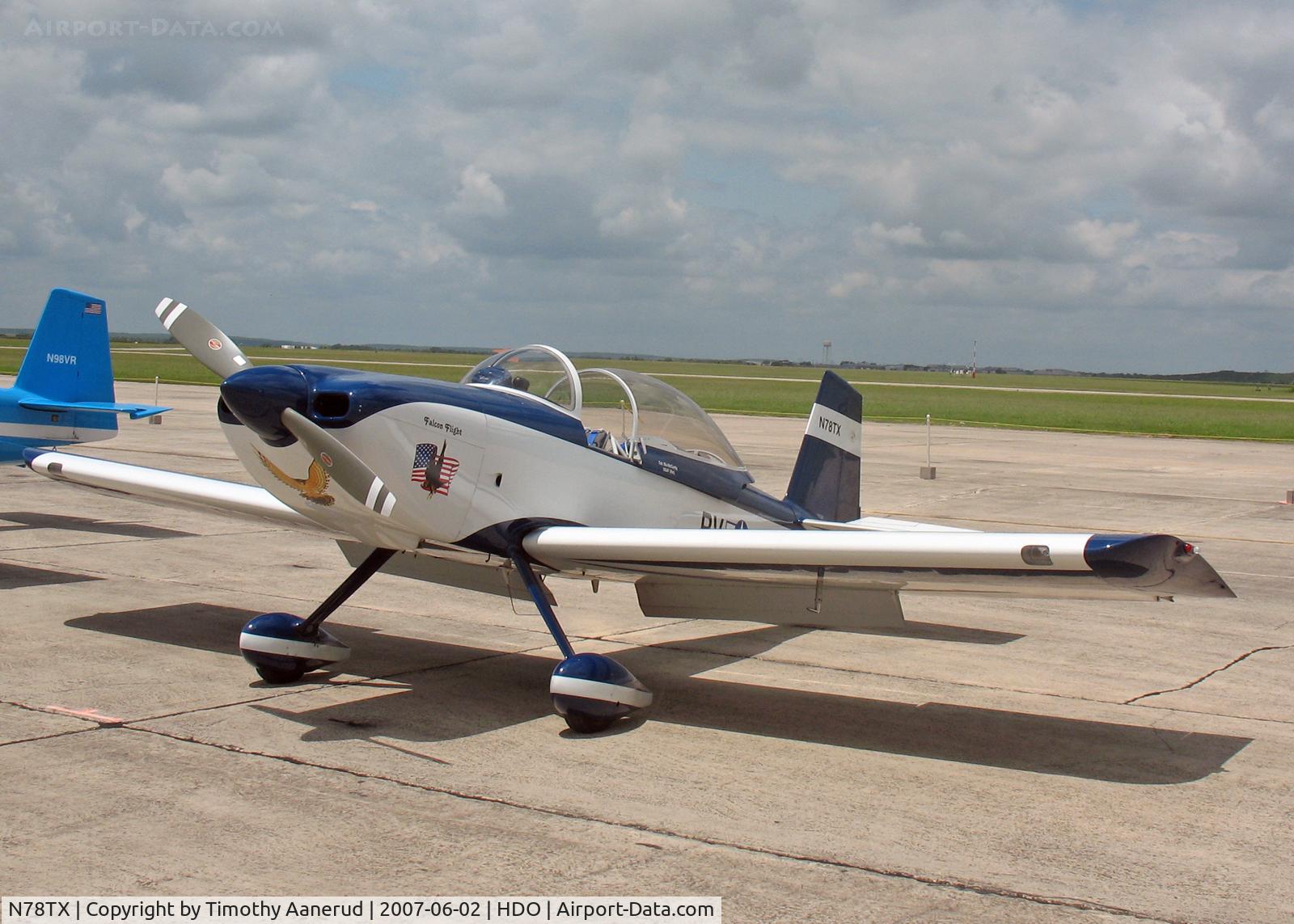 N78TX, 2001 Vans RV-8 C/N 80796, The EAA Texas Fly-In