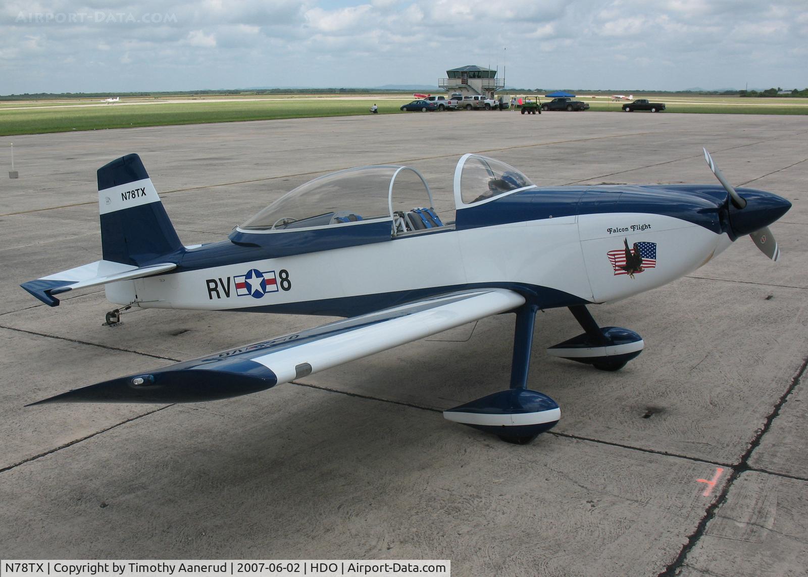 N78TX, 2001 Vans RV-8 C/N 80796, The EAA Texas Fly-In
