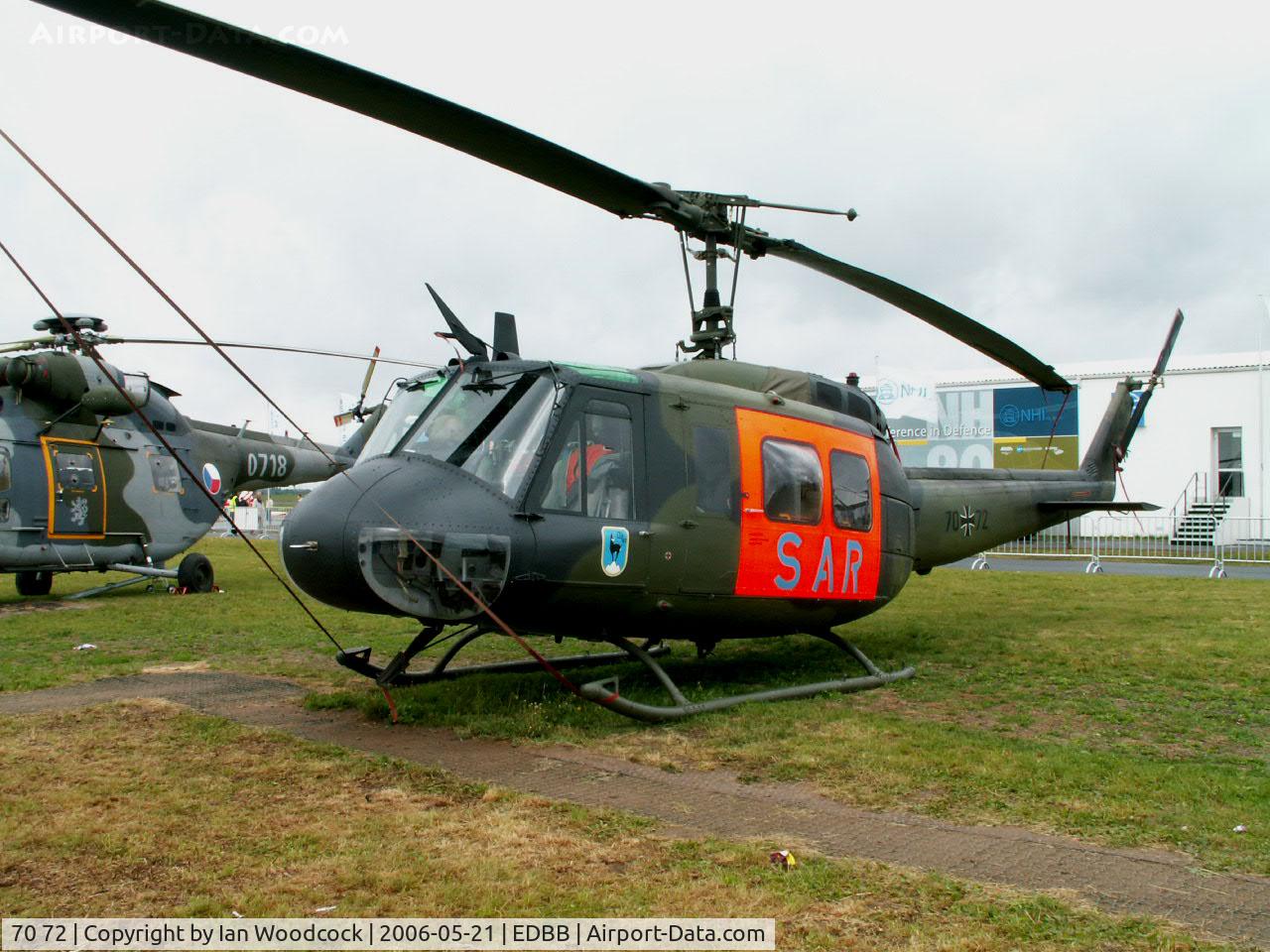 70 72, Bell (Dornier) UH-1D Iroquois (205) C/N 8132, Bell UH-1D/Berlin-ILA Show