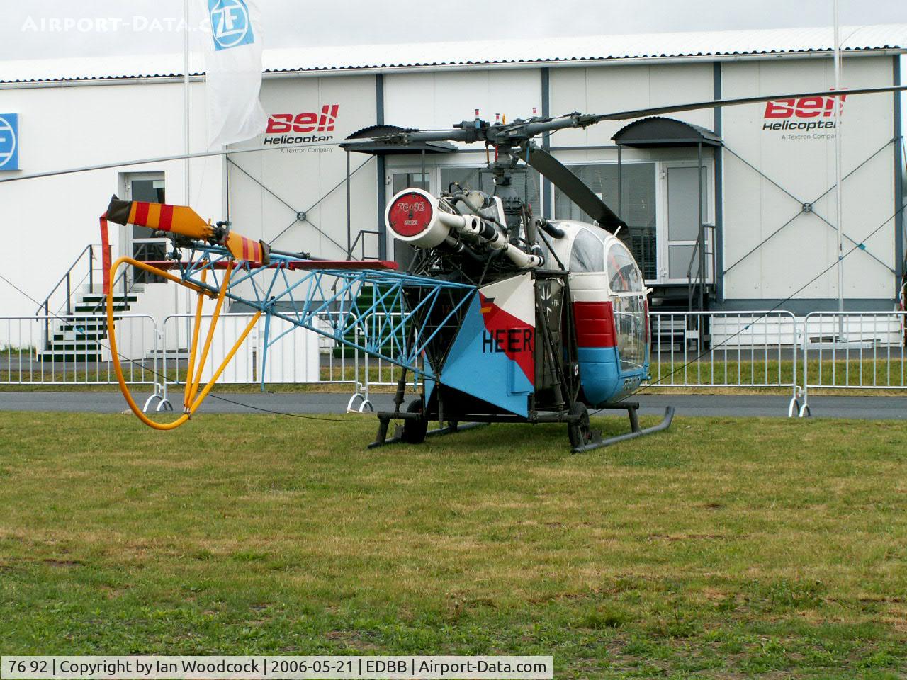 76 92, Sud SE-3130 Alouette II C/N 1834/C468, Alouette II/Berlin-ILA Show