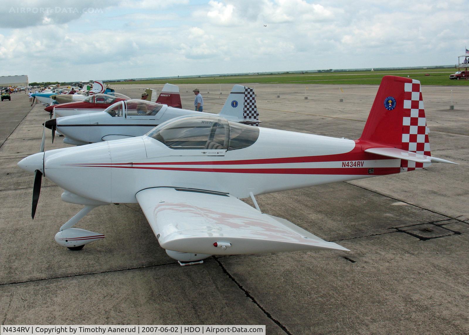N434RV, 2001 Vans RV-6A C/N 60434, The EAA Texas Fly-In, United States of Texas logo