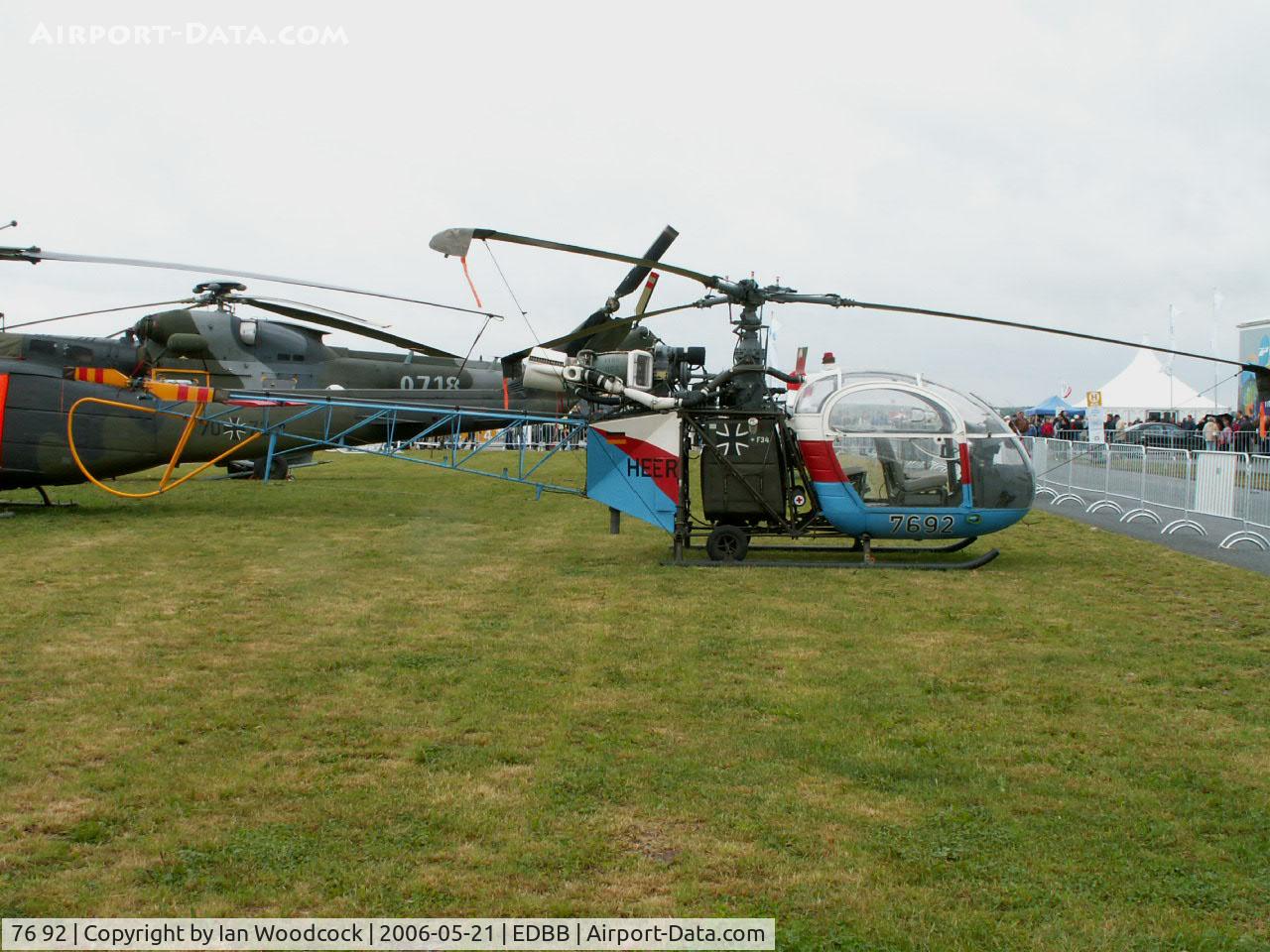 76 92, Sud SE-3130 Alouette II C/N 1834/C468, Alouette II/Berlin-ILA Show