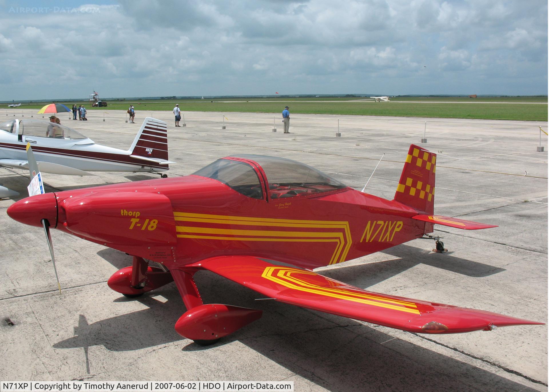 N71XP, 1972 Thorp T-18 Tiger C/N 684-1, The EAA Texas Fly-In