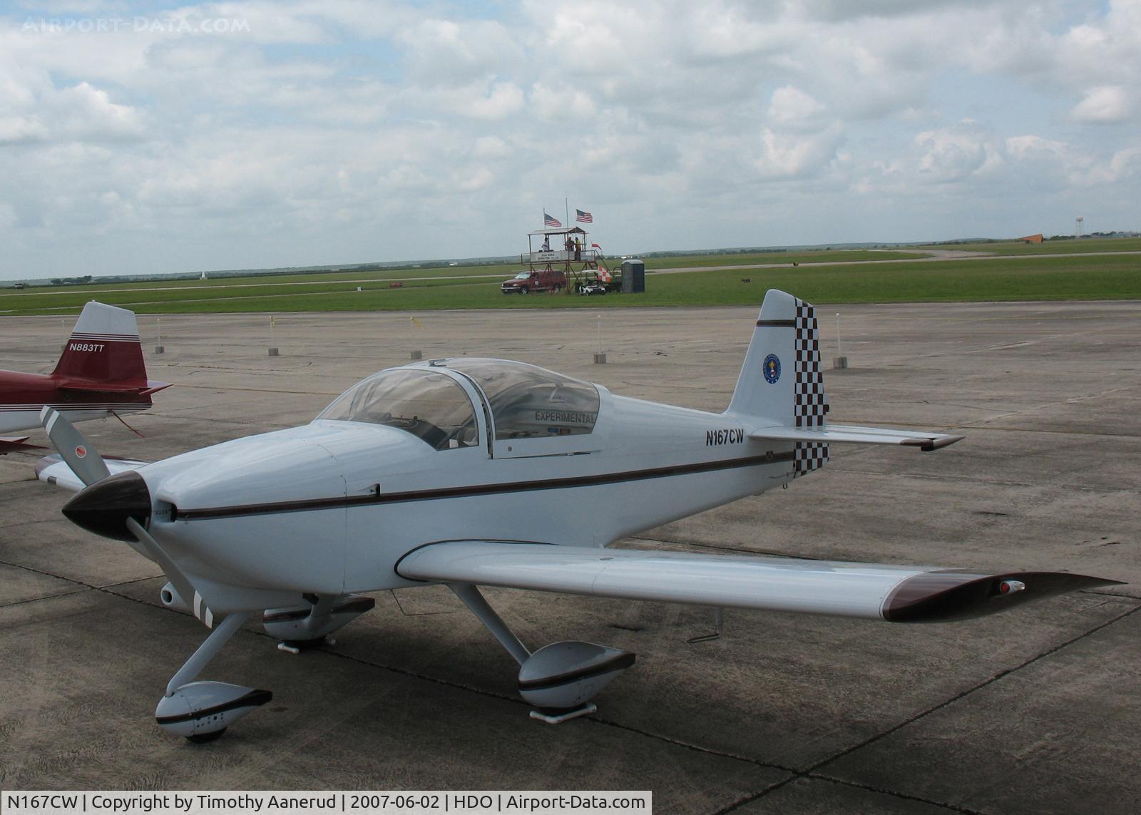 N167CW, 2002 Vans RV-6A C/N 1001, The EAA Texas Fly-In, United States of Texas logo