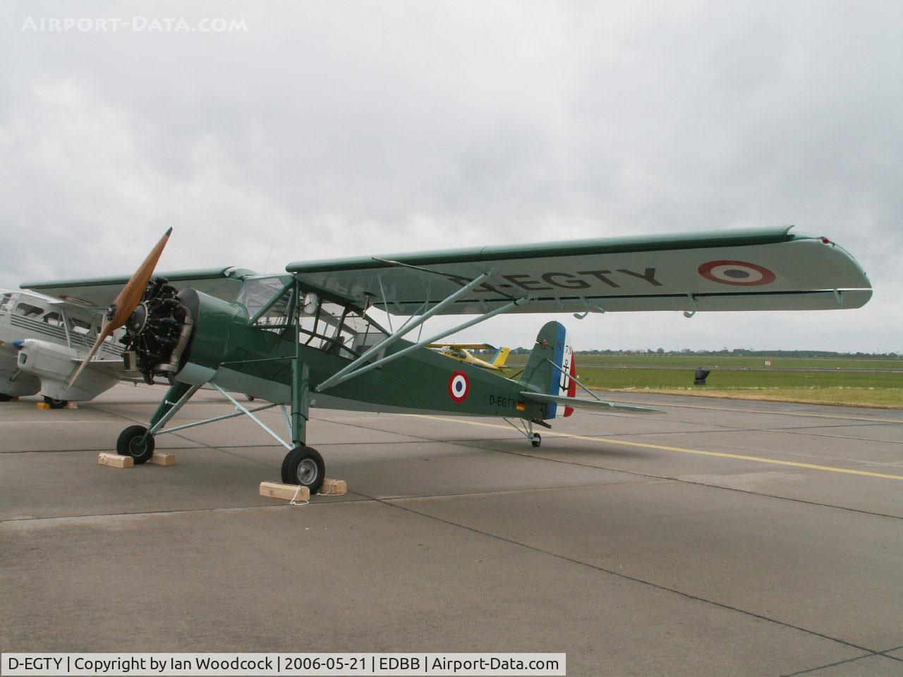 D-EGTY, 1946 Morane-Saulnier MS-505 Criquet C/N 73, Morane-Saulnier MS.505/Berlin-ILA Show