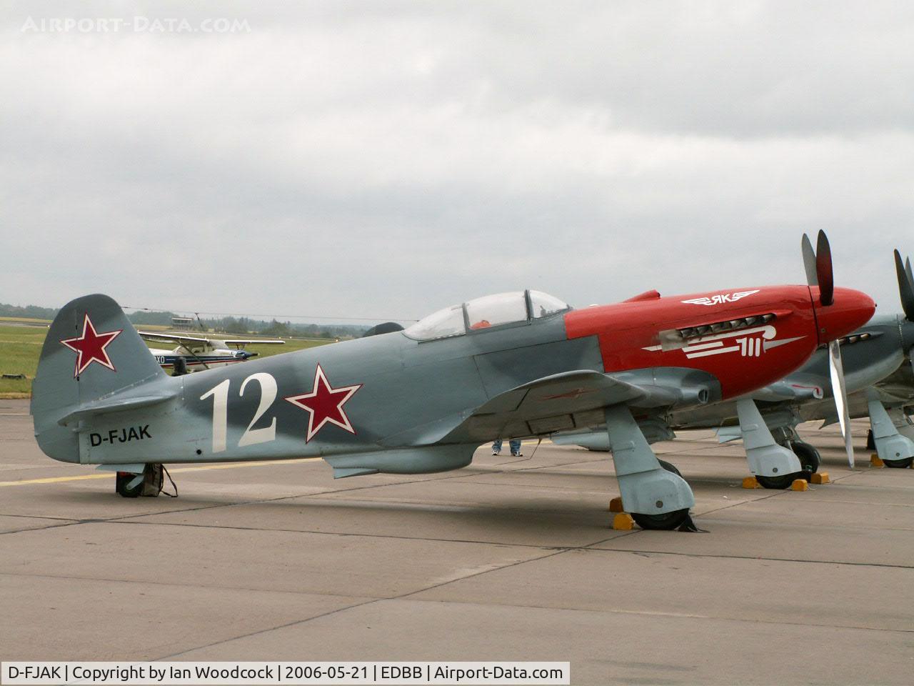 D-FJAK, 1996 Yakovlev Yak-3UA C/N 0470107, Yakovlev Yak-3/Berlin-ILA Show