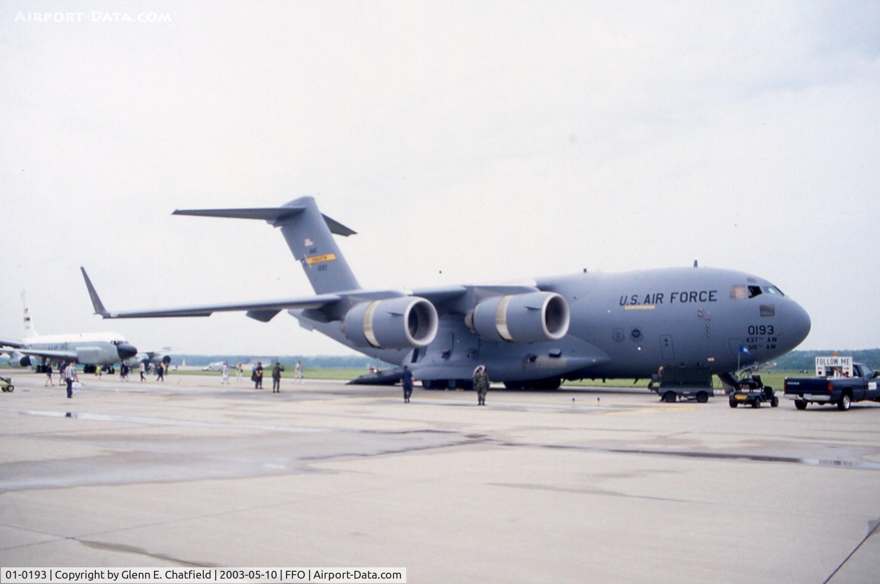 01-0193, 2001 Boeing C-17A Globemaster III C/N P-93, C-17A at the 100th Anniversary of Flight Celebration