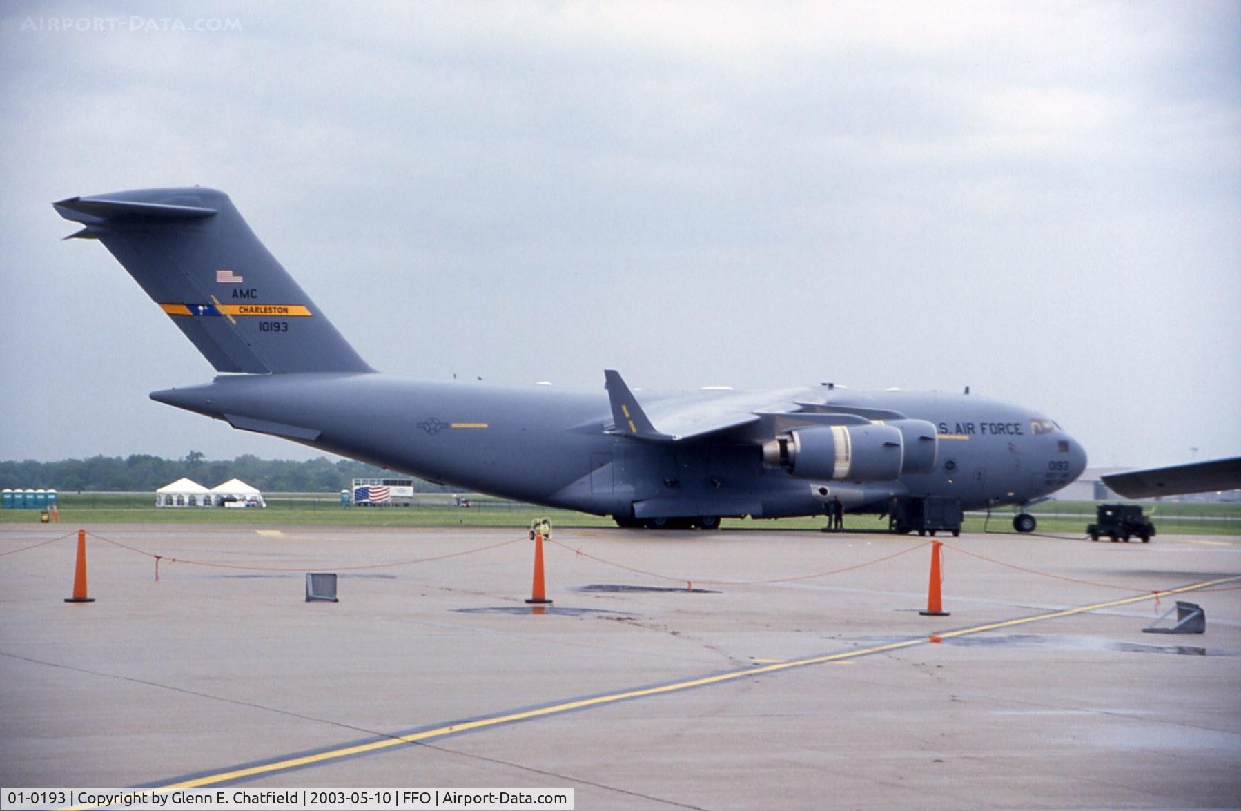 01-0193, 2001 Boeing C-17A Globemaster III C/N P-93, C-17A at the 100th Anniversary of Flight Celebration