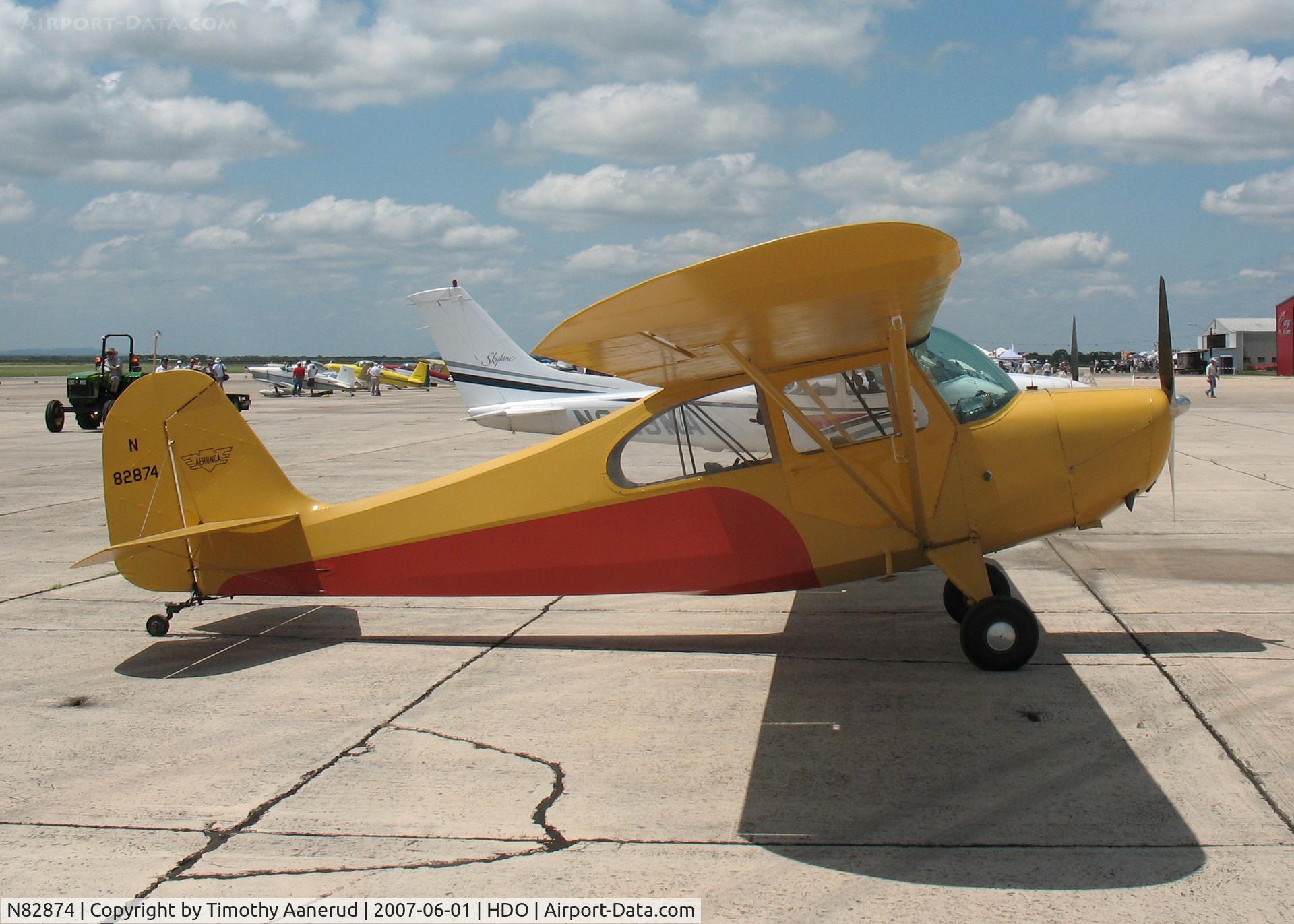 N82874, 1946 Champion 7AC C/N 7AC-1524, The EAA Texas Fly-In