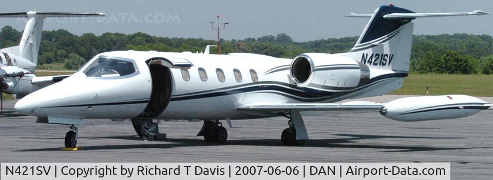 N421SV, 1990 Gates Learjet 35A C/N 660, 1990 Gates Learjet 35A in Danville Va.