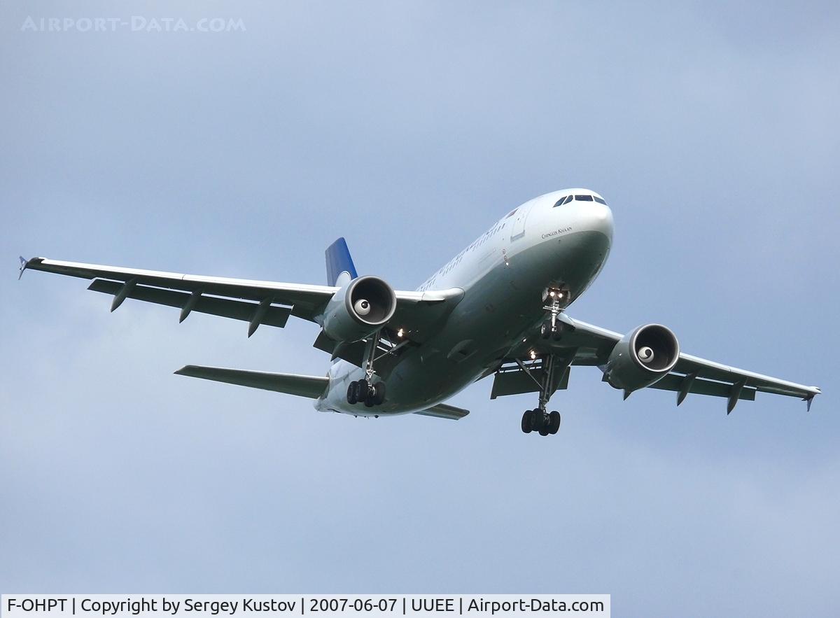 F-OHPT, 1990 Airbus A310-304 C/N 526, Coming from Germany. In 2 hours or so she'll go to Ulaan Baatar.